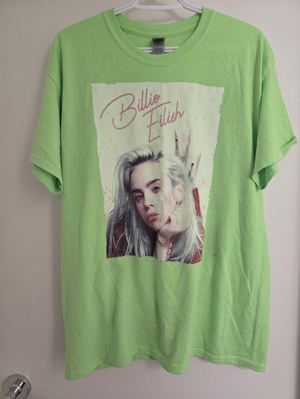 Ladies Billie Eilish Band TShirt - L